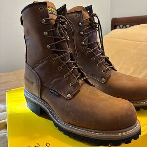 Carolina Men's Brown Leather Boots